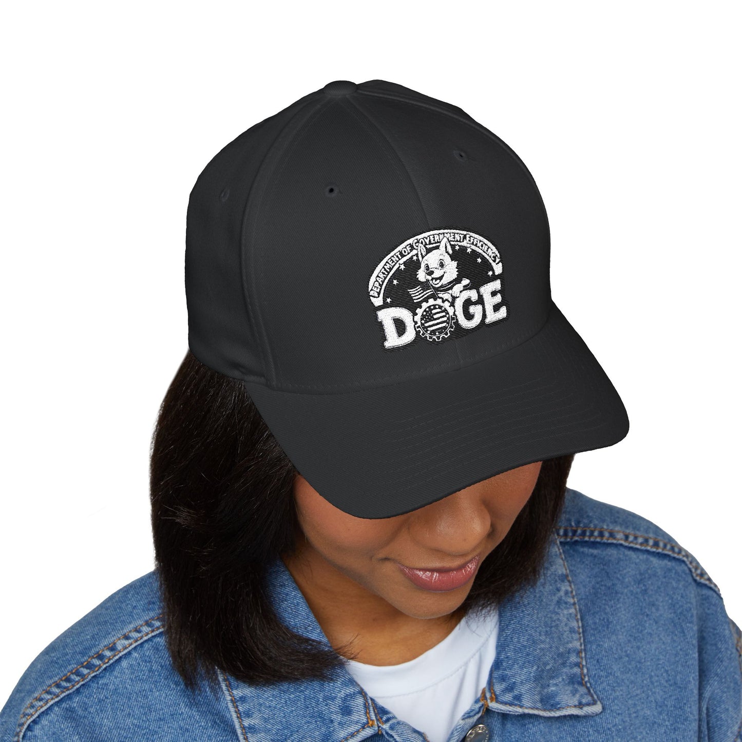Doge Embroidered Cap - Fun & Stylish Structured Hat for Casual Wear