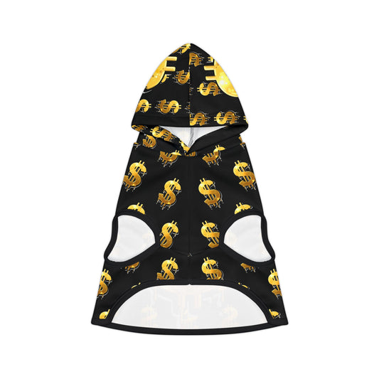 Gold Dollar Sign | Pet Hoodie