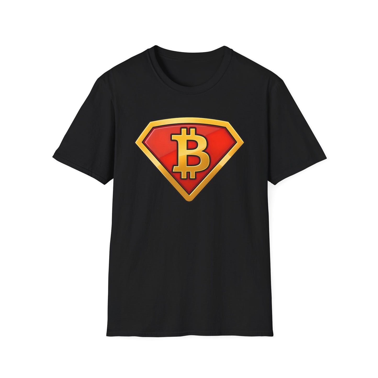 Super Bitcoin Hero Unisex T-Shirt - Cryptocurrency Lover Tee