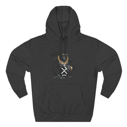 Hodl XRP Graphic Hoodie, Cryptocurrency Apparel, Funny Crypto Sweatshirt, Gifts for Crypto Enthusiasts, Stylish Fleece Hoodie