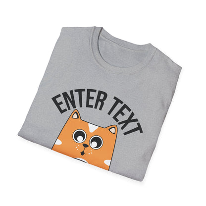 Custom Cat Coffee Design | Unisex Casual Tee