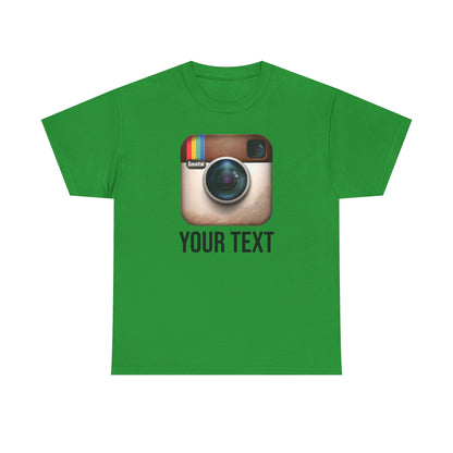 Custom Instagram | Unisex Heavy Cotton Tee