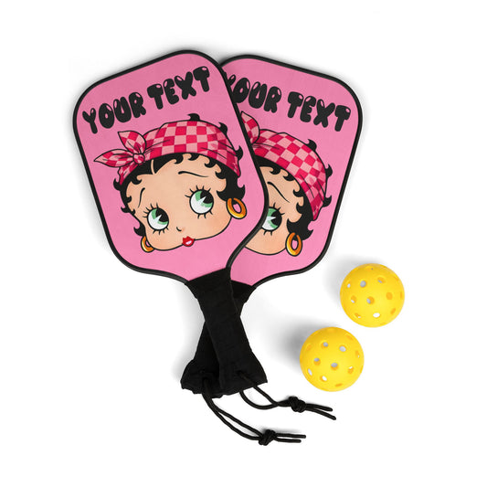 Custom Betty Boop | Pickleball Paddle Set