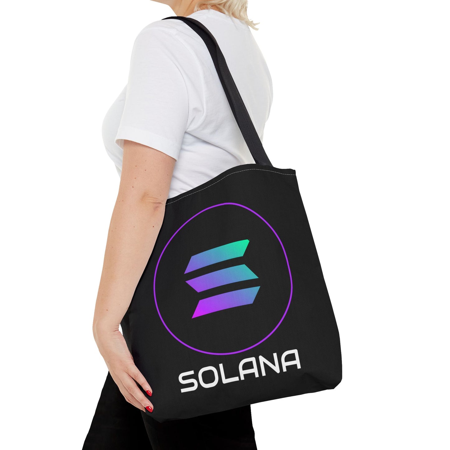Solana Logo Tote Bag - Stylish & Practical Carryall for Crypto Enthusiasts