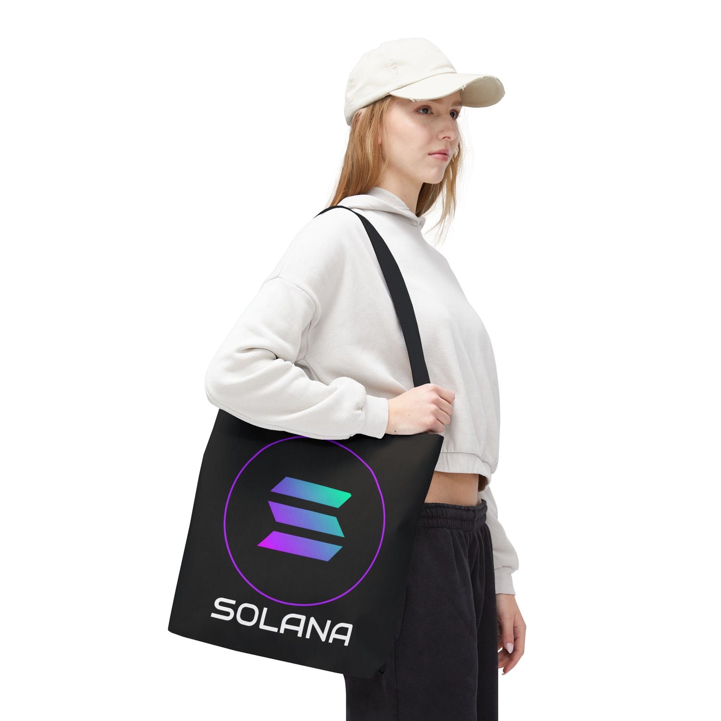 Solana Logo Tote Bag - Stylish & Practical Carryall for Crypto Enthusiasts