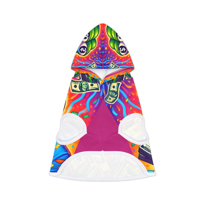PEPE CASH Pet Hoodie - Pets, Fun Fashion for Dogs, Colorful Dog Wear, Unique Pet Outfit, Perfect for Pet Birthdays, Pet Parties, Gift