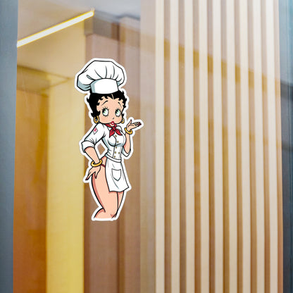 Betty Boop Chef Vinyl Decal Sticker