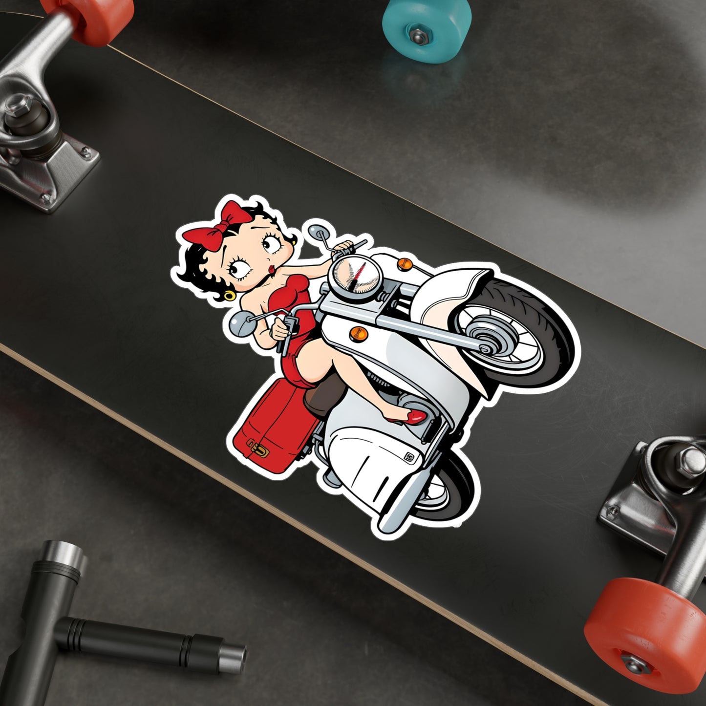 Betty Boop Scooter | Kiss-Cut Vinyl Decals