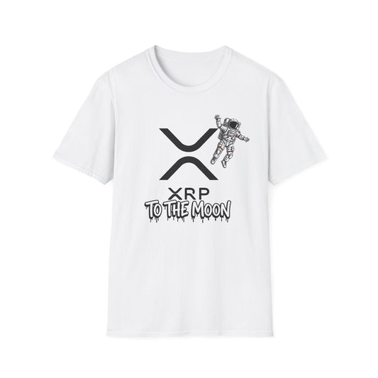XRP To The Moon Unisex Softstyle T-Shirt - Perfect for Crypto Enthusiasts