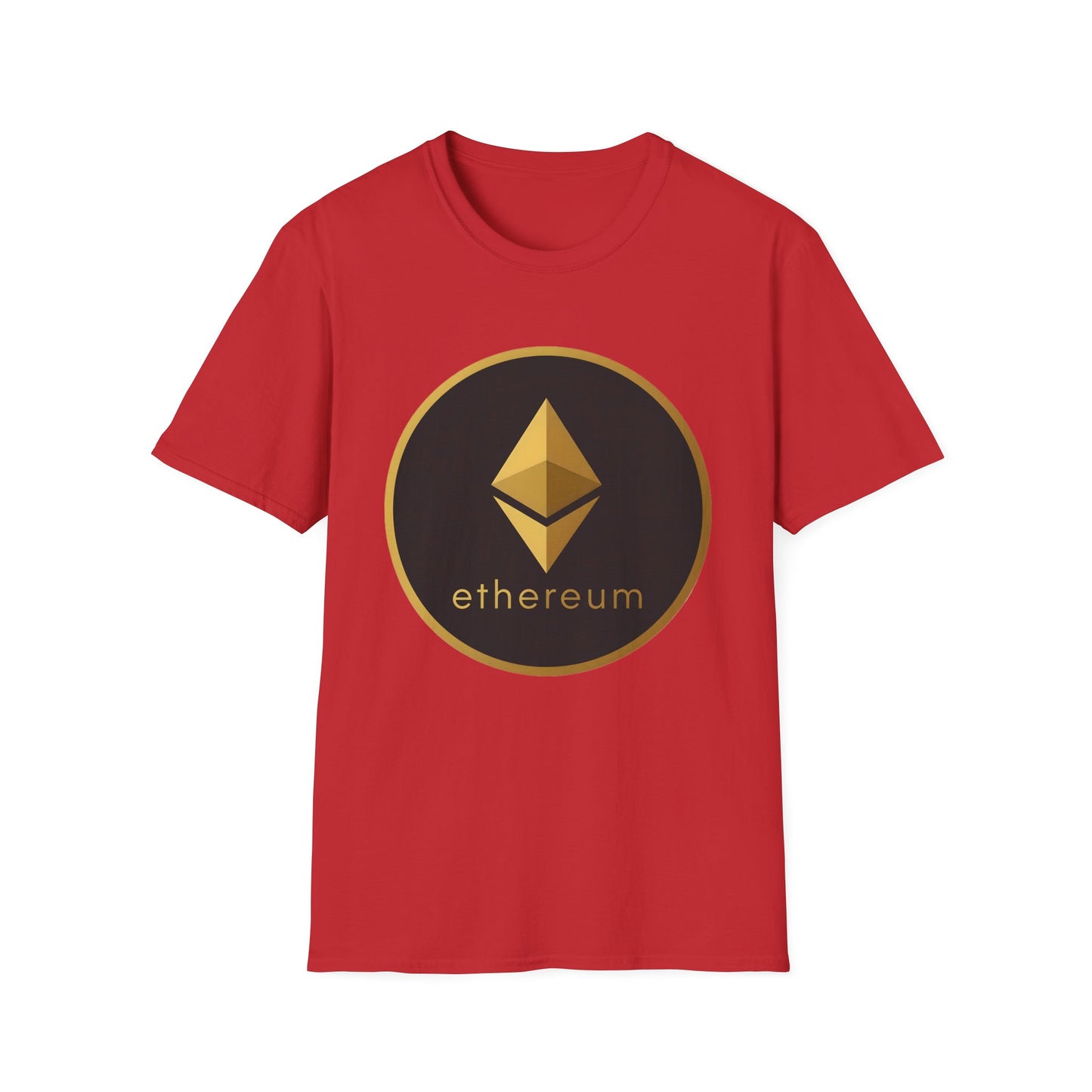 Ethereum Logo Unisex Softstyle T-Shirt - Perfect for Crypto Enthusiasts