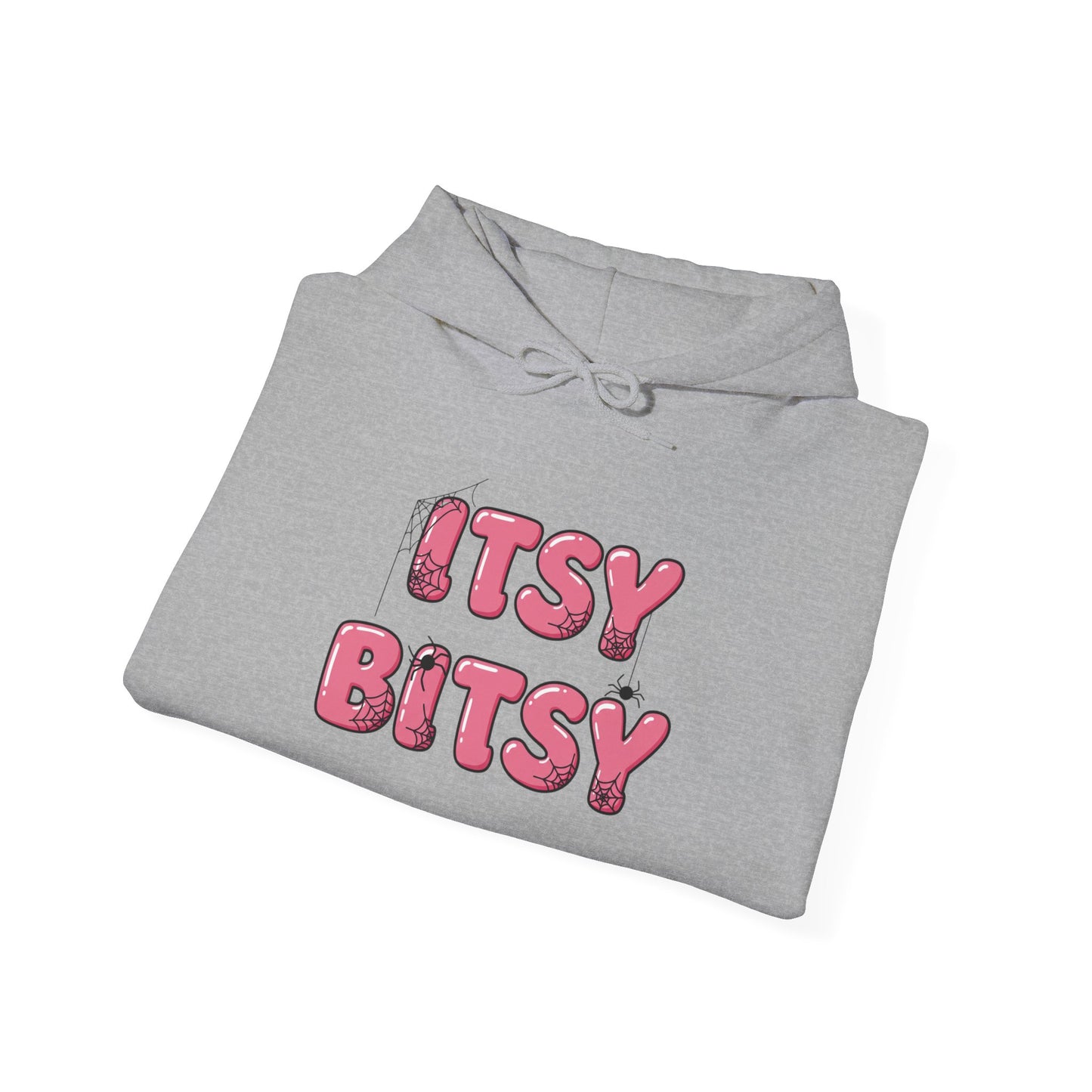 Itsy Bitsy Hoodie for Cozy Days, Perfect Gift for Friends, Cute Comfort Wear, Unique Statement Sweatshirt, Ideal for Spring Gatherings