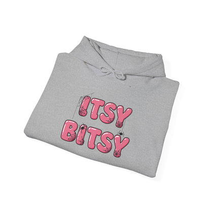 Itsy Bitsy Hoodie for Cozy Days, Perfect Gift for Friends, Cute Comfort Wear, Unique Statement Sweatshirt, Ideal for Spring Gatherings