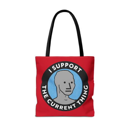 Funny Support Tote Bag, Casual Shopping Bag, Gift for Students, Trendy Tote for Everyday Use, Funny Saying, Fashion Accessories, Beach Bag