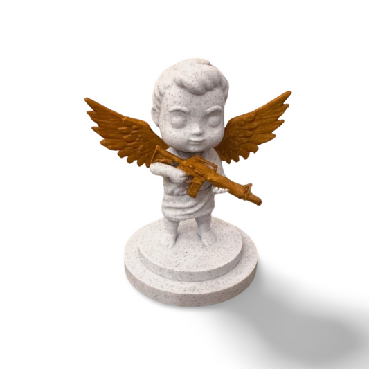 Cupid Locked & Loaded Figurine