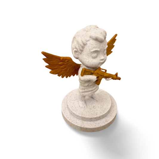 Cupid Locked & Loaded Figurine