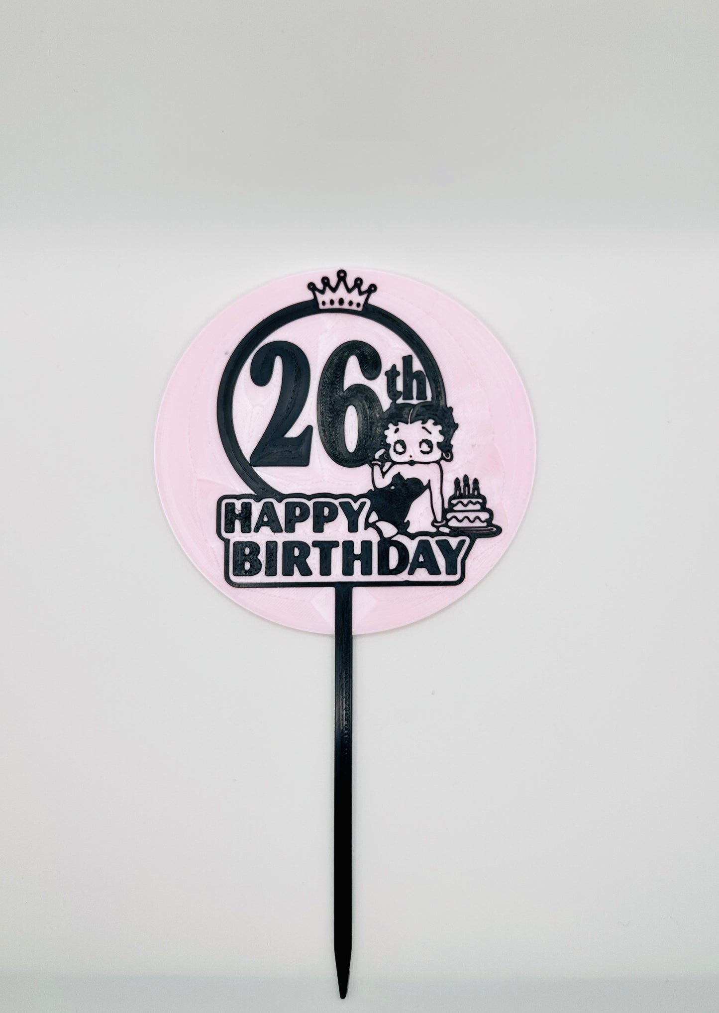Custom Betty Boop Cake Topper