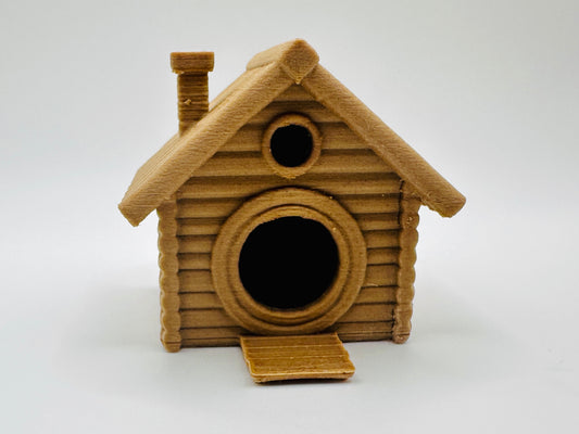 Log Cabin Pet Pod – Safe, Eco-Friendly Home for Your Tiny Pets