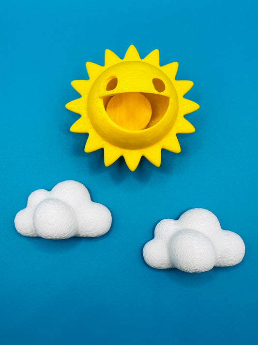 Sun & Clouds | Jumping Spider Decor